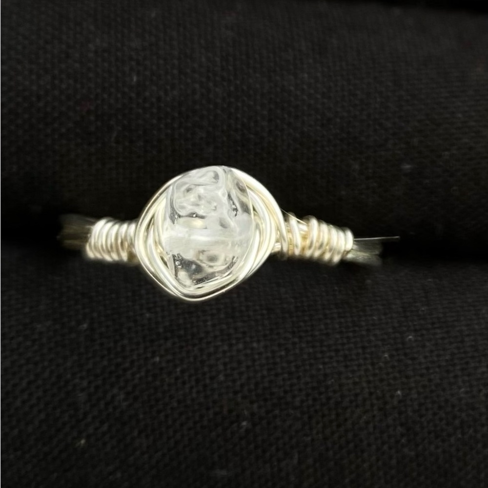 Crystal ring.
